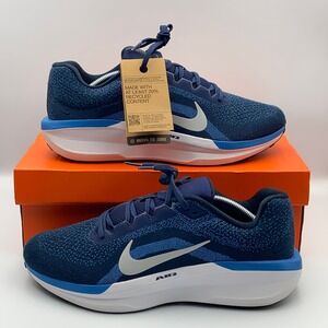 Nike Air Winflo 11 Running Shoes Midnight Navy Blue Men's Size 12 FJ9509-400